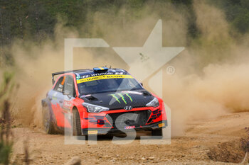 2021-05-21 - 30 Oliver SOLBERG (SWE), Aaron JOHNSTON (IRL), HYUNDAI MOTORSPORT N HYUNDAI i20, RC2 Rally2, action during the 2021 Rally de Portugal, 4th round of the 2021 FIA WRC, FIA World Rally Championship, from May 20 to 23, 2021 in Matosinhos, Portugal - Photo Paulo Maria / DPPI - 2021 RALLY DE PORTUGAL, 4TH ROUND OF THE 2021 FIA WRC, FIA WORLD RALLY CHAMPIONSHIP - RALLY - MOTORS