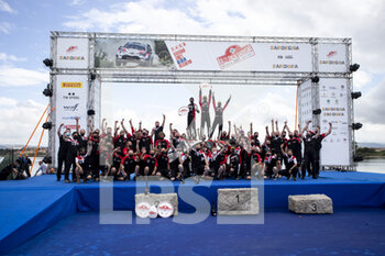2021-06-06 - podium, portrait during the 2021 Rally Italia Sardegna, 5th round of the 2021 FIA WRC, FIA World Rally Championship, from June 3 to 6, 2021 in Alghero, Sardinia - Photo Nikos Katikis / DPPI - 2021 RALLY ITALIA SARDEGNA, 5TH ROUND OF THE 2021 FIA WRC, FIA WORLD RALLY CHAMPIONSHIP - RALLY - MOTORS