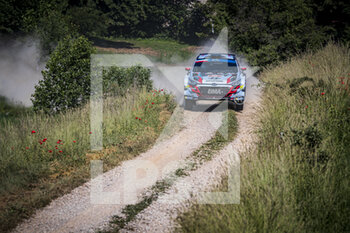 2021-06-19 - 10 MUNSTER Grégoire (LUX), LOUKA Louis (BEL), Team Gregoire MUNSTER, Hyundai i20, action during the 2021 Rally Poland, 1st round of the 2021 FIA European Rally Championship, from June 18 to 20, 2020 in Mikolajki, Poland - Photo Grégory Lenormand / DPPI - 2021 RALLY POLAND, 1ST ROUND OF THE 2021 FIA EUROPEAN RALLY CHAMPIONSHIP - RALLY - MOTORS
