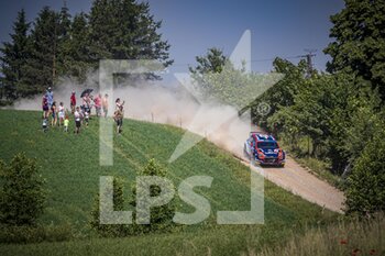 2021-06-19 - during the 2021 Rally Poland, 1st round of the 2021 FIA European Rally Championship, from June 18 to 20, 2020 in Mikolajki, Poland - Photo Grégory Lenormand / DPPI - 2021 RALLY POLAND, 1ST ROUND OF THE 2021 FIA EUROPEAN RALLY CHAMPIONSHIP - RALLY - MOTORS