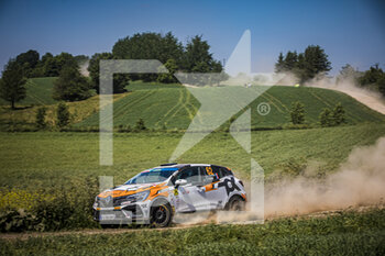 2021-06-19 - 62 FRANCESCHI Jean-Baptiste (FRA), DUNAND Arnaud (FRA), TOKSPORT WRT, Renault Clio, action during the 2021 Rally Poland, 1st round of the 2021 FIA European Rally Championship, from June 18 to 20, 2020 in Mikolajki, Poland - Photo Grégory Lenormand / DPPI - 2021 RALLY POLAND, 1ST ROUND OF THE 2021 FIA EUROPEAN RALLY CHAMPIONSHIP - RALLY - MOTORS