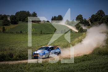 2021-06-19 - 65 LOOF Nick (DEU), MAGALHAES Hugo (PRT), Nick LOOF, Ford Fiesta, action during the 2021 Rally Poland, 1st round of the 2021 FIA European Rally Championship, from June 18 to 20, 2020 in Mikolajki, Poland - Photo Grégory Lenormand / DPPI - 2021 RALLY POLAND, 1ST ROUND OF THE 2021 FIA EUROPEAN RALLY CHAMPIONSHIP - RALLY - MOTORS