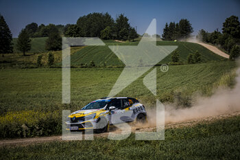2021-06-19 - 71 ROSSI Ghjuvanni (FRA), VOLPEI Baptiste (FRA), Ghjuvanni ROSSI, Renault Clio, action during the 2021 Rally Poland, 1st round of the 2021 FIA European Rally Championship, from June 18 to 20, 2020 in Mikolajki, Poland - Photo Grégory Lenormand / DPPI - 2021 RALLY POLAND, 1ST ROUND OF THE 2021 FIA EUROPEAN RALLY CHAMPIONSHIP - RALLY - MOTORS