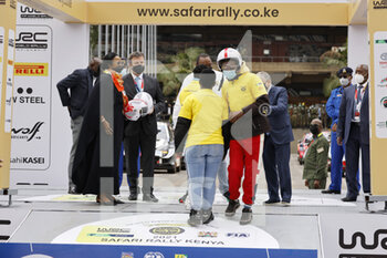 2021-06-26 - FIA Helmet Program during the 2021 Safari Rally Kenya, 6th round of the 2021 FIA WRC, FIA World Rally Championship, from June 24 to 27, 2021 in Nairobi, Kenya - Photo François Flamand / DPPI - 2021 SAFARI RALLY KENYA, 6TH ROUND OF THE 2021 FIA WRC, FIA WORLD RALLY CHAMPIONSHIP - RALLY - MOTORS