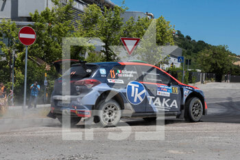2021-06-26 - Costenaro Giacomo (ITA) - Bardini Justin (ITA) #11 (Hyundai I20 NG) winner of the 49th San Marino Rally - 49° SAN MARINO RALLY 2021 - RALLY - MOTORS