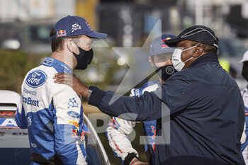 2021-06-27 - 16 Adrien FOURMAUX (FRA), Renaud JAMOUL (BEL), M-SPORT FORD WORLD RALLY TEAM, FORD Fiesta Mk II, Rally2, podium, portrait during the 2021 Safari Rally Kenya, 6th round of the 2021 FIA WRC, FIA World Rally Championship, from June 24 to 27, 2021 in Nairobi, Kenya - Photo François Flamand / DPPI - 2021 SAFARI RALLY KENYA, 6TH ROUND OF THE 2021 FIA WRC, FIA WORLD RALLY CHAMPIONSHIP - RALLY - MOTORS