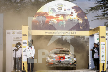 2021-06-27 - 01 Sebastien OGIER (FRA), Julien INGRASSIA (FRA), TOYOTA GAZOO RACING WRT, TOYOTA Yaris WRC, podium, portrait during the 2021 Safari Rally Kenya, 6th round of the 2021 FIA WRC, FIA World Rally Championship, from June 24 to 27, 2021 in Nairobi, Kenya - Photo François Flamand / DPPI - 2021 SAFARI RALLY KENYA, 6TH ROUND OF THE 2021 FIA WRC, FIA WORLD RALLY CHAMPIONSHIP - RALLY - MOTORS