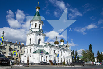 2021-06-28 - Military Resurrection Cathedral during the Silk Way Rally 2021's Administrative and Technical scrutineering in Omsk, Russia from June 30 to July 1, 2021 - Photo Julien Delfosse / DPPI - SILK WAY RALLY 2021 - RALLY - MOTORS