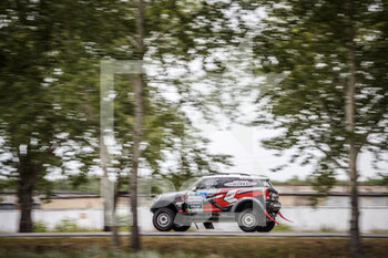 2021-06-30 - 203 Krotoc Denis (rus), Zhiltsov Konstantin (rus), MSK Rally Team, Mini John Cooper Works Rally, action during the Silk Way Rally 2021's Administrative and Technical scrutineering in Omsk, Russia from June 30 to July 1, 2021 - Photo Frédéric Le Floc'h / DPPI - SILK WAY RALLY 2021 - RALLY - MOTORS