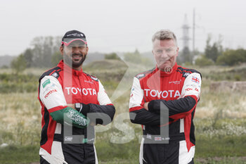 2021-06-30 - 200 Al-Rajhi Yazeed (sau), Orr Michael (gbr), Overdrive Racing, Toyota Hilux, portrait, during the Silk Way Rally 2021's Administrative and Technical scrutineering in Omsk, Russia from June 30 to July 1, 2021 - Photo Frédéric Le Floc'h / DPPI - SILK WAY RALLY 2021 - RALLY - MOTORS