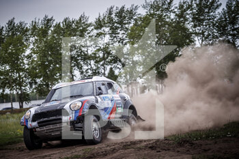 2021-06-30 - 201 Vladimir Vasilyev (rus), Kuzmich Aleksei (rus), VRT, Mini John Cooper Countryman, action during the Silk Way Rally 2021's Administrative and Technical scrutineering in Omsk, Russia from June 30 to July 1, 2021 - Photo Frédéric Le Floc'h / DPPI - SILK WAY RALLY 2021 - RALLY - MOTORS