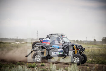 2021-06-30 - 223 Lebedev Pavel (rus), Shubin Kiriil (rus), MSK Rally Team, Can-Am Maverick X3 XRS, action during the Silk Way Rally 2021's Administrative and Technical scrutineering in Omsk, Russia from June 30 to July 1, 2021 - Photo Frédéric Le Floc'h / DPPI - SILK WAY RALLY 2021 - RALLY - MOTORS