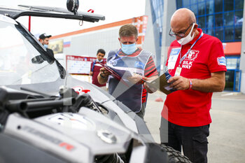 2021-06-30 - Technical delegate during the Silk Way Rally 2021's Administrative and Technical scrutineering in Omsk, Russia from June 30 to July 1, 2021 - Photo Julien Delfosse / DPPI - SILK WAY RALLY 2021 - RALLY - MOTORS