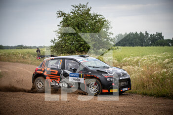 2021-07-01 - 01 LUKYANUK Alexey (RUS), EREMEEV (RUS), SAINTELOC JUNIOR TEAM, citroen C3, action during the 2021 FIA ERC Rally Liepaja, 2nd round of the 2021 FIA European Rally Championship, from July 1 to 3, 2021 in in Liepaja, Latvia - Photo Alexandre Guillaumot / DPPI - 2021 FIA ERC RALLY LIEPAJA, 2ND ROUND OF THE 2021 FIA EUROPEAN RALLY CHAMPIONSHIP - RALLY - MOTORS