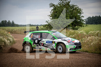 2021-07-01 - 02 MIKKELSEN Andreas (NOR), FLOENE Ola (NOR), TOKSPORT WRT, ¦koda Fabia Evo, during the 2021 FIA ERC Rally Liepaja, 2nd round of the 2021 FIA European Rally Championship, from July 1 to 3, 2021 in in Liepaja, Latvia - Photo Alexandre Guillaumot / DPPI - 2021 FIA ERC RALLY LIEPAJA, 2ND ROUND OF THE 2021 FIA EUROPEAN RALLY CHAMPIONSHIP - RALLY - MOTORS