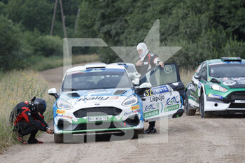 2021-07-01 - TORN Ken (EST), PANNAS Kauri (EST), M-SPORT POLAND, Ford Fiesta, portrait during the 2021 FIA ERC Rally Liepaja, 2nd round of the 2021 FIA European Rally Championship, from July 1 to 3, 2021 in in Liepaja, Latvia - Photo Grégory Lenormand / DPPI - 2021 FIA ERC RALLY LIEPAJA, 2ND ROUND OF THE 2021 FIA EUROPEAN RALLY CHAMPIONSHIP - RALLY - MOTORS