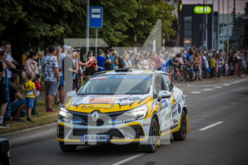 2021-07-01 - 59 MABELLINI Andrea (ITA), LENZI Virginia (ITA), NORTHON RACING, Renault Clio, action during the 2021 FIA ERC Rally Liepaja, 2nd round of the 2021 FIA European Rally Championship, from July 1 to 3, 2021 in in Liepaja, Latvia - Photo Grégory Lenormand / DPPI - 2021 FIA ERC RALLY LIEPAJA, 2ND ROUND OF THE 2021 FIA EUROPEAN RALLY CHAMPIONSHIP - RALLY - MOTORS