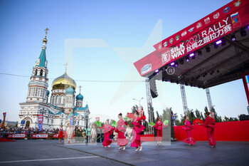 2021-07-01 - Pre podium show during the Silk Way Rally 2021's start podium ceremony in Omsk, Russia on July 1, 2021 - Photo Julien Delfosse / DPPI - SILK WAY RALLY 2021 - RALLY - MOTORS