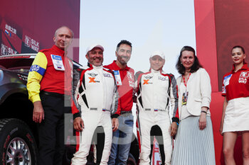 2021-07-01 - Krotov Denis (rus), MSK Rally Team, Mini John Cooper Works Rally, portrait during the Silk Way Rally 2021's start podium ceremony in Omsk, Russia on July 1, 2021 - Photo Frédéric Le Floc'h / DPPI - SILK WAY RALLY 2021 - RALLY - MOTORS
