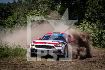 2021-07-02 - 40 RADA Martin (CZE), JUGAS Jaroslav (CZE), Abarth 124 rally, action during the 2021 FIA ERC Rally Liepaja, 2nd round of the 2021 FIA European Rally Championship, from July 1 to 3, 2021 in in Liepaja, Latvia - Photo Alexandre Guillaumot / DPPI - 2021 FIA ERC RALLY LIEPAJA, 2ND ROUND OF THE 2021 FIA EUROPEAN RALLY CHAMPIONSHIP - RALLY - MOTORS
