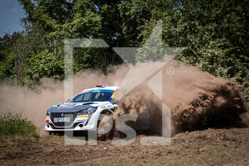 2021-07-02 - 43 MAIOR Norbert (ROU), MAIOR Francesca (ROU), TOPP-CARS RALLY TEAM, Peugeot 208, action during the 2021 FIA ERC Rally Liepaja, 2nd round of the 2021 FIA European Rally Championship, from July 1 to 3, 2021 in in Liepaja, Latvia - Photo Alexandre Guillaumot / DPPI - 2021 FIA ERC RALLY LIEPAJA, 2ND ROUND OF THE 2021 FIA EUROPEAN RALLY CHAMPIONSHIP - RALLY - MOTORS
