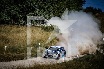 2021-07-02 - 43 MAIOR Norbert (ROU), MAIOR Francesca (ROU), TOPP-CARS RALLY TEAM, Peugeot 208, action during the 2021 FIA ERC Rally Liepaja, 2nd round of the 2021 FIA European Rally Championship, from July 1 to 3, 2021 in in Liepaja, Latvia - Photo Grégory Lenormand / DPPI - 2021 FIA ERC RALLY LIEPAJA, 2ND ROUND OF THE 2021 FIA EUROPEAN RALLY CHAMPIONSHIP - RALLY - MOTORS