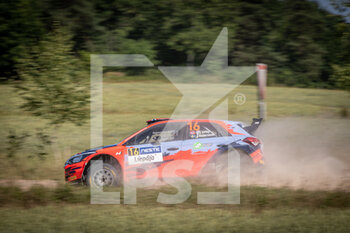 2021-07-02 - 16 VEIBY Ole Christian (NOR), ANDERSSON Jonas (SWE), Printsport, Hyundai i20 R5, action during the 2021 FIA ERC Rally Liepaja, 2nd round of the 2021 FIA European Rally Championship, from July 1 to 3, 2021 in in Liepaja, Latvia - Photo Alexandre Guillaumot / DPPI - 2021 FIA ERC RALLY LIEPAJA, 2ND ROUND OF THE 2021 FIA EUROPEAN RALLY CHAMPIONSHIP - RALLY - MOTORS