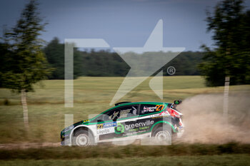 2021-07-02 - 27 MITCHELL Jason (IRL), WARD Peter (GBR), Jason MITCHELL, Ford Fiesta, action during the 2021 FIA ERC Rally Liepaja, 2nd round of the 2021 FIA European Rally Championship, from July 1 to 3, 2021 in in Liepaja, Latvia - Photo Alexandre Guillaumot / DPPI - 2021 FIA ERC RALLY LIEPAJA, 2ND ROUND OF THE 2021 FIA EUROPEAN RALLY CHAMPIONSHIP - RALLY - MOTORS