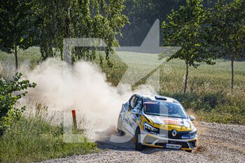 2021-07-02 - 59 MABELLINI Andrea (ITA), LENZI Virginia (ITA), NORTHON RACING, Renault Clio, action during the 2021 FIA ERC Rally Liepaja, 2nd round of the 2021 FIA European Rally Championship, from July 1 to 3, 2021 in in Liepaja, Latvia - Photo Grégory Lenormand / DPPI - 2021 FIA ERC RALLY LIEPAJA, 2ND ROUND OF THE 2021 FIA EUROPEAN RALLY CHAMPIONSHIP - RALLY - MOTORS