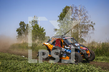 2021-07-02 - 409 Enkhbat Orgil (mng), Buyantsogt Temen (mng), Team Mongolia Number One, BRP Can-Am Maverick, action during the Silk Way Rally 2021's 1st stage between Omsk and Novosibirsk, in Russia on July 02, 2021 - Photo Julien Delfosse / DPPI - SILK WAY RALLY 2021'S 1ST STAGE BETWEEN OMSK AND NOVOSIBIRSK - RALLY - MOTORS