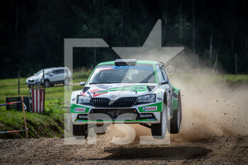 2021-07-03 - 02 MIKKELSEN Andreas (NOR), FLOENE Ola (NOR), TOKSPORT WRT, ¦koda Fabia Evo, during the 2021 FIA ERC Rally Liepaja, 2nd round of the 2021 FIA European Rally Championship, from July 1 to 3, 2021 in in Liepaja, Latvia - Photo Alexandre Guillaumot / DPPI - 2021 FIA ERC RALLY LIEPAJA, 2ND ROUND OF THE 2021 FIA EUROPEAN RALLY CHAMPIONSHIP - RALLY - MOTORS