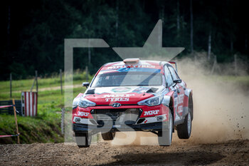2021-07-03 - 10 BREEN Craig (IRL), NAGLE Paul (IRL), TEAM MRF TYRES, Hyundai i20, action during the 2021 FIA ERC Rally Liepaja, 2nd round of the 2021 FIA European Rally Championship, from July 1 to 3, 2021 in in Liepaja, Latvia - Photo Alexandre Guillaumot / DPPI - 2021 FIA ERC RALLY LIEPAJA, 2ND ROUND OF THE 2021 FIA EUROPEAN RALLY CHAMPIONSHIP - RALLY - MOTORS