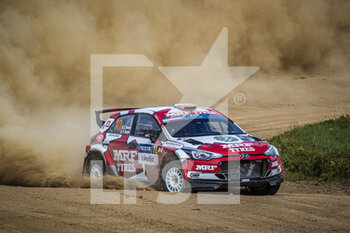 2021-07-03 - 10 BREEN Craig (IRL), NAGLE Paul (IRL), TEAM MRF TYRES, Hyundai i20, action during the 2021 FIA ERC Rally Liepaja, 2nd round of the 2021 FIA European Rally Championship, from July 1 to 3, 2021 in in Liepaja, Latvia - Photo Grégory Lenormand / DPPI - 2021 FIA ERC RALLY LIEPAJA, 2ND ROUND OF THE 2021 FIA EUROPEAN RALLY CHAMPIONSHIP - RALLY - MOTORS