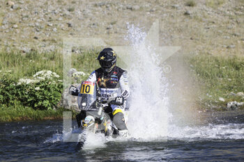 2021-07-04 - 10 Howes Skyler (usa), Rockstar Energy Husqvarna Factory Racing, Husqvarna 450 Rally Factory Replica, action during the Silk Way Rally 2021's 3rd stage around Gorno-Altaysk, in Russia, on July 05, 2021 - Photo Julien Delfosse / DPPI - SILK WAY RALLY 2021'S 3RD STAGE BETWEEN GORNO-ALTAYSK, IN RUSSIA, AND ÖLGII, IN MONGOLIA - RALLY - MOTORS