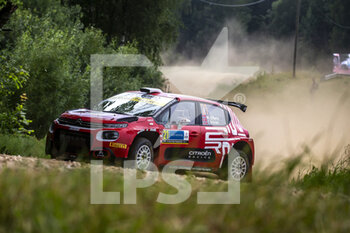 2021-07-16 - 21 Ostberg Mads (nor), Eriksen Torstein (nor), TRT World Rally Team, Citroen C3, action during the Rally Estonia, 7th round of the 2021 FIA WRC Championship from July 15 to 18 at Tartu, Tartu County in Estonia - Photo Nikos Katikis / DPPI - RALLY ESTONIA, 7TH ROUND OF THE 2021 FIA WRC CHAMPIONSHIP - RALLY - MOTORS