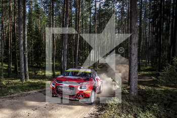2021-07-17 - 21 Ostberg Mads (nor), Eriksen Torstein (nor), TRT World Rally Team, Citroen C3, action during the Rally Estonia, 7th round of the 2021 FIA WRC Championship from July 15 to 18 at Tartu, Tartu County in Estonia - Photo Nikos Katikis / DPPI - RALLY ESTONIA, 7TH ROUND OF THE 2021 FIA WRC CHAMPIONSHIP - RALLY - MOTORS