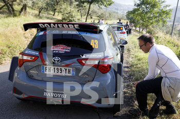 2021-07-23 - CRAEN Fabien (FRA), Toyota Yaris R4, portrait during the 2021 FIA ERC Rally di Roma Capitale, 3rd round of the 2021 FIA European Rally Championship, from July 23 to 25, 2021 in Roma, Italy - Photo Grégory Lenormand / DPPI - 2021 FIA ERC RALLY DI ROMA CAPITALE, 3RD ROUND OF THE 2021 FIA EUROPEAN RALLY CHAMPIONSHIP - RALLY - MOTORS