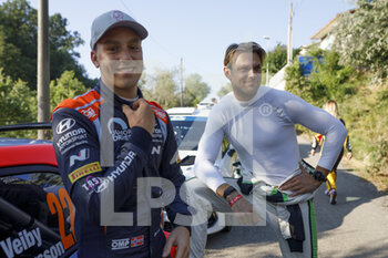 2021-07-23 - VEIBY Ole Christian (NOR), Hyundai i20 R5, Printsport, portrait MIKKELSEN Andreas (NOR), Skoda Fabia Rally2 Evo, Toksport WRT, portrait during the 2021 FIA ERC Rally di Roma Capitale, 3rd round of the 2021 FIA European Rally Championship, from July 23 to 25, 2021 in Roma, Italy - Photo Grégory Lenormand / DPPI - 2021 FIA ERC RALLY DI ROMA CAPITALE, 3RD ROUND OF THE 2021 FIA EUROPEAN RALLY CHAMPIONSHIP - RALLY - MOTORS