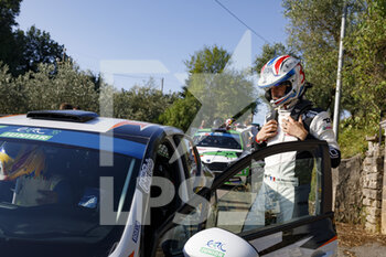 2021-07-23 - FRANCESCHI Jean-Baptiste (FRA), Renault Clio Rally4, Toksport WRT, portraitN during the 2021 FIA ERC Rally di Roma Capitale, 3rd round of the 2021 FIA European Rally Championship, from July 23 to 25, 2021 in Roma, Italy - Photo Grégory Lenormand / DPPI - 2021 FIA ERC RALLY DI ROMA CAPITALE, 3RD ROUND OF THE 2021 FIA EUROPEAN RALLY CHAMPIONSHIP - RALLY - MOTORS