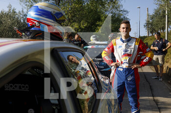 2021-07-23 - CACHON Alejandro (ESP), Peugeot 208 Rally4, Rallye Team Spain, portrait during the 2021 FIA ERC Rally di Roma Capitale, 3rd round of the 2021 FIA European Rally Championship, from July 23 to 25, 2021 in Roma, Italy - Photo Grégory Lenormand / DPPI - 2021 FIA ERC RALLY DI ROMA CAPITALE, 3RD ROUND OF THE 2021 FIA EUROPEAN RALLY CHAMPIONSHIP - RALLY - MOTORS