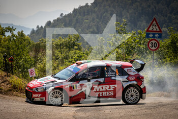 2021-07-23 - 06 Craig BREEN (IRL), Paul NAGLE (IRL), Hyundai i20 R5, Team MRF Tyres, action during the 2021 FIA ERC Rally di Roma Capitale, 3rd round of the 2021 FIA European Rally Championship, from July 23 to 25, 2021 in Roma, Italy - Photo Alexandre Guillaumot / DPPI - 2021 FIA ERC RALLY DI ROMA CAPITALE, 3RD ROUND OF THE 2021 FIA EUROPEAN RALLY CHAMPIONSHIP - RALLY - MOTORS