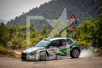 2021-07-23 - 09 Norbert HERCZIG (HUN), Ramon FERENCZ (HUN), Skoda Fabia Rally2 Evo, Skoda Rally Team Hungaria, action during the 2021 FIA ERC Rally di Roma Capitale, 3rd round of the 2021 FIA European Rally Championship, from July 23 to 25, 2021 in Roma, Italy - Photo Alexandre Guillaumot / DPPI - 2021 FIA ERC RALLY DI ROMA CAPITALE, 3RD ROUND OF THE 2021 FIA EUROPEAN RALLY CHAMPIONSHIP - RALLY - MOTORS