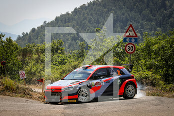 2021-07-23 - 22 during the 2021 FIA ERC Rally di Roma Capitale, 3rd round of the 2021 FIA European Rally Championship, from July 23 to 25, 2021 in Roma, Italy - Photo Alexandre Guillaumot / DPPI - 2021 FIA ERC RALLY DI ROMA CAPITALE, 3RD ROUND OF THE 2021 FIA EUROPEAN RALLY CHAMPIONSHIP - RALLY - MOTORS