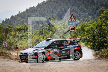 2021-07-23 - 24 Ivan Ares ROEL (ESP), David VAZQUEZ Liste (ESP), Hyundai i20 R5, Hyundai Ares Racing, action during the 2021 FIA ERC Rally di Roma Capitale, 3rd round of the 2021 FIA European Rally Championship, from July 23 to 25, 2021 in Roma, Italy - Photo Alexandre Guillaumot / DPPI - 2021 FIA ERC RALLY DI ROMA CAPITALE, 3RD ROUND OF THE 2021 FIA EUROPEAN RALLY CHAMPIONSHIP - RALLY - MOTORS