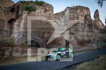 2021-07-23 - 02 Andreas MIKKELSEN (NOR), Ola FLOENE (NOR), Skoda Fabia Rally2 Evo, Toksport WRT, action during the 2021 FIA ERC Rally di Roma Capitale, 3rd round of the 2021 FIA European Rally Championship, from July 23 to 25, 2021 in Roma, Italy - Photo Alexandre Guillaumot / DPPI - 2021 FIA ERC RALLY DI ROMA CAPITALE, 3RD ROUND OF THE 2021 FIA EUROPEAN RALLY CHAMPIONSHIP - RALLY - MOTORS