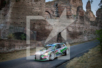 2021-07-23 - 09 Norbert HERCZIG (HUN), Ramon FERENCZ (HUN), Skoda Fabia Rally2 Evo, Skoda Rally Team Hungaria, action during the 2021 FIA ERC Rally di Roma Capitale, 3rd round of the 2021 FIA European Rally Championship, from July 23 to 25, 2021 in Roma, Italy - Photo Alexandre Guillaumot / DPPI - 2021 FIA ERC RALLY DI ROMA CAPITALE, 3RD ROUND OF THE 2021 FIA EUROPEAN RALLY CHAMPIONSHIP - RALLY - MOTORS