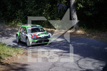 2021-07-24 - 02 Andreas MIKKELSEN (NOR), Ola FLOENE (NOR), Skoda Fabia Rally2 Evo, Toksport WRT, action during the 2021 FIA ERC Rally di Roma Capitale, 3rd round of the 2021 FIA European Rally Championship, from July 23 to 25, 2021 in Roma, Italy - Photo Grégory Lenormand / DPPI - 2021 FIA ERC RALLY DI ROMA CAPITALE, 3RD ROUND OF THE 2021 FIA EUROPEAN RALLY CHAMPIONSHIP - RALLY - MOTORS