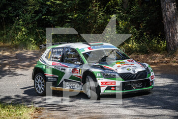 2021-07-24 - 09 Norbert HERCZIG (HUN), Ramon FERENCZ (HUN), Skoda Fabia Rally2 Evo, Skoda Rally Team Hungaria, action during the 2021 FIA ERC Rally di Roma Capitale, 3rd round of the 2021 FIA European Rally Championship, from July 23 to 25, 2021 in Roma, Italy - Photo Grégory Lenormand / DPPI - 2021 FIA ERC RALLY DI ROMA CAPITALE, 3RD ROUND OF THE 2021 FIA EUROPEAN RALLY CHAMPIONSHIP - RALLY - MOTORS