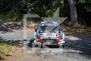 2021-07-24 - 23 Gregoire MUNSTER (LUX), Louis LOUKA (BEL), Hyundai i20 R5, action during the 2021 FIA ERC Rally di Roma Capitale, 3rd round of the 2021 FIA European Rally Championship, from July 23 to 25, 2021 in Roma, Italy - Photo Grégory Lenormand / DPPI - 2021 FIA ERC RALLY DI ROMA CAPITALE, 3RD ROUND OF THE 2021 FIA EUROPEAN RALLY CHAMPIONSHIP - RALLY - MOTORS