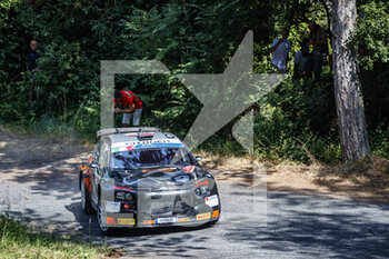 2021-07-24 - 01 Alexey LUKYANUK (RUS), Alexey ARNAUTOV (RUS), Citroen C3 Rally2, Sainteloc Junior Team, action during the 2021 FIA ERC Rally di Roma Capitale, 3rd round of the 2021 FIA European Rally Championship, from July 23 to 25, 2021 in Roma, Italy - Photo Grégory Lenormand / DPPI - 2021 FIA ERC RALLY DI ROMA CAPITALE, 3RD ROUND OF THE 2021 FIA EUROPEAN RALLY CHAMPIONSHIP - RALLY - MOTORS